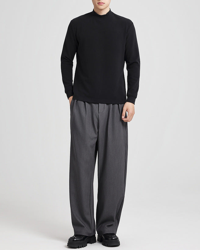 كنزة صوفية بياقة شبه سلحفاة بياقة أساسية