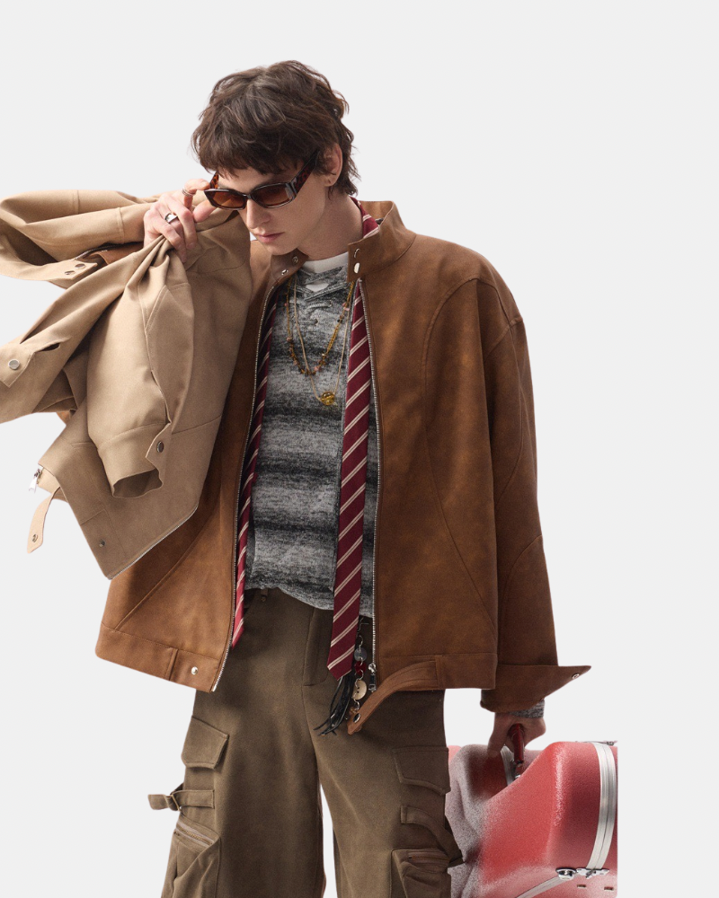 جاكيت بياقة الوقوف