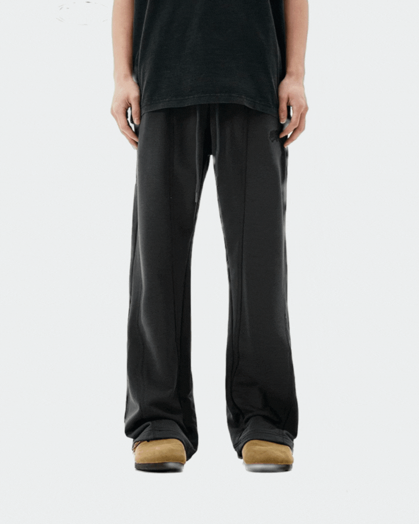 بنطلون رياضي فضفاض بقصة فضفاضة