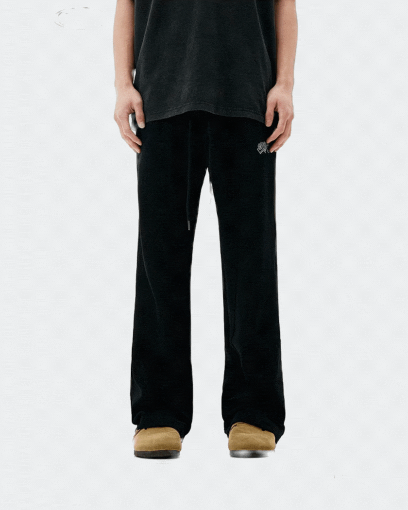 بنطلون رياضي فضفاض بقصة فضفاضة