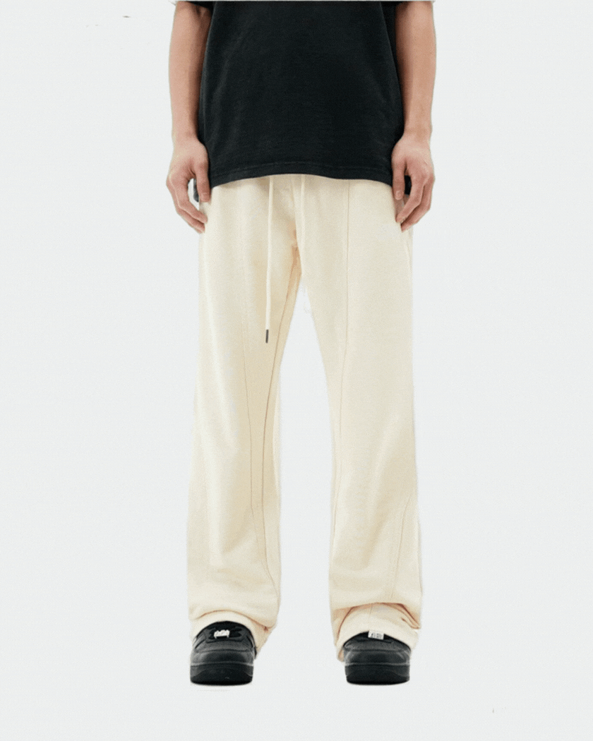 بنطلون رياضي فضفاض بقصة فضفاضة