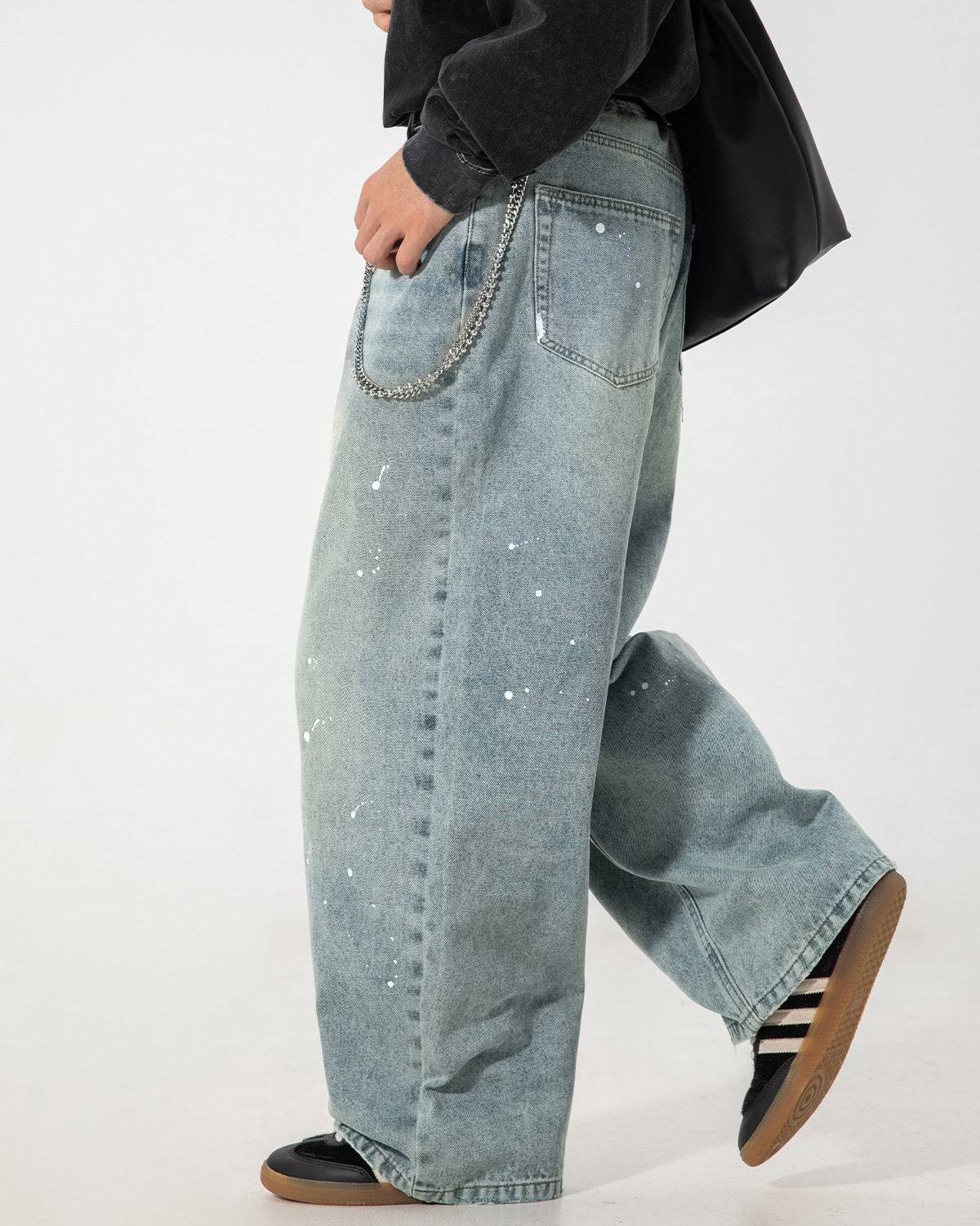The Inkflow Washed Denim Jeans