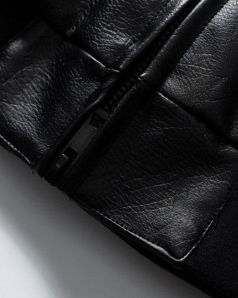 The Aurora PU Down Jacket