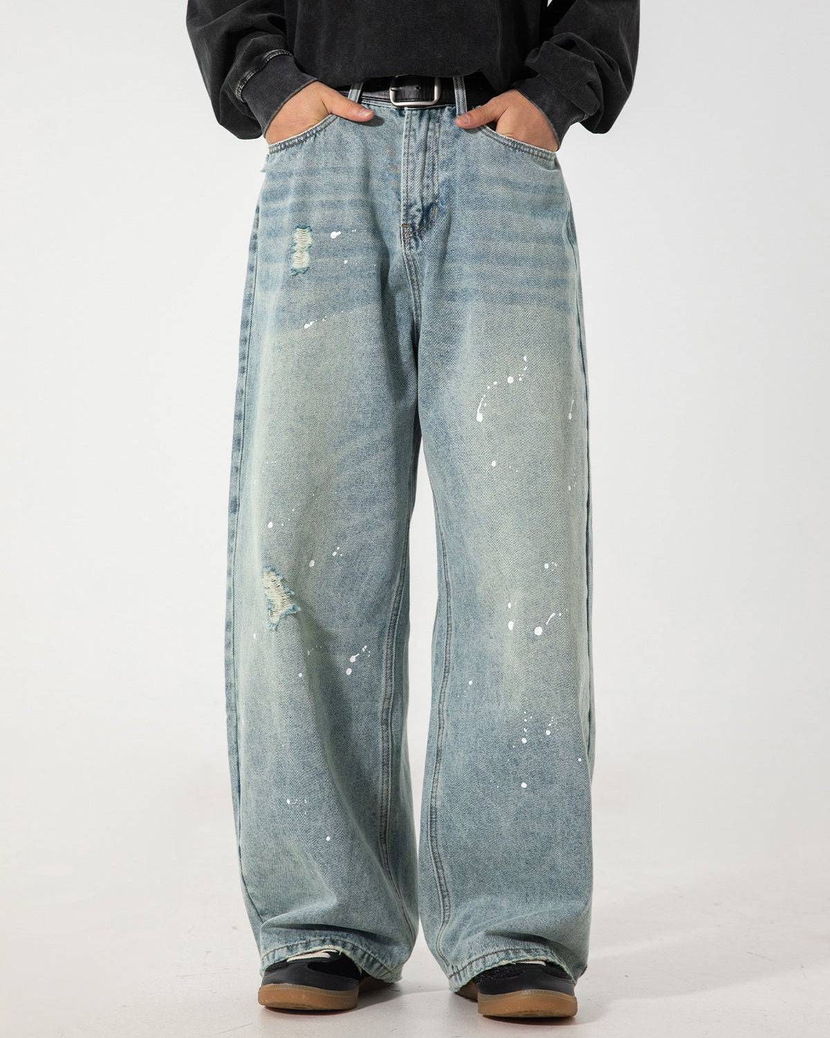 The Inkflow Washed Denim Jeans