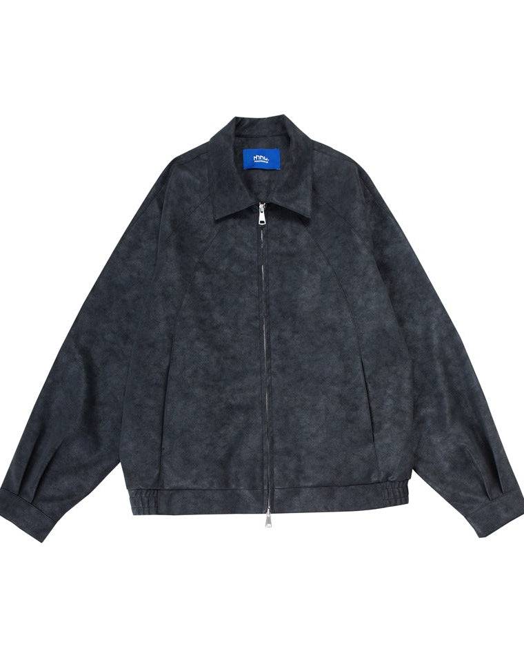 The Rothmere Retro Matte PU Leather Motorcycle Jacket