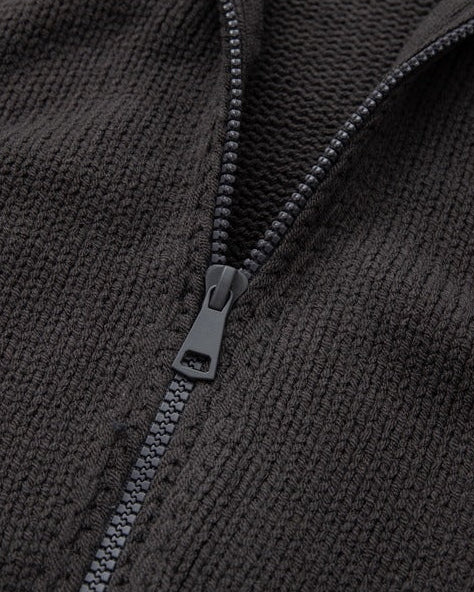 The Contour Zip Knit Cardigan Sweater