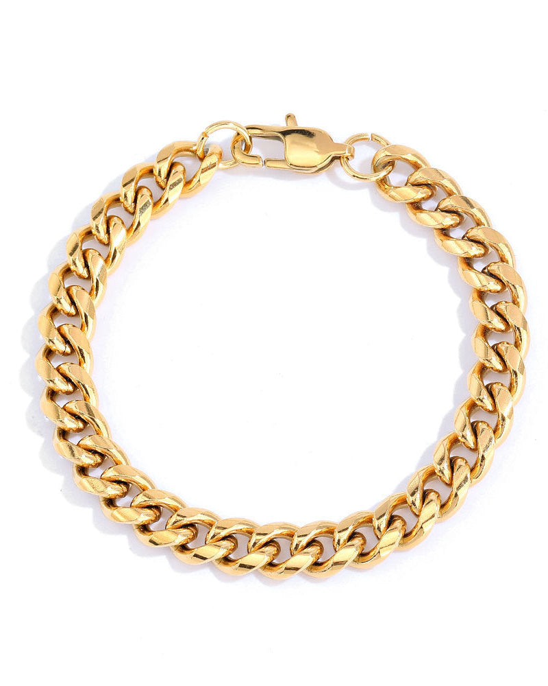 Simple Cuban Link Bracelet