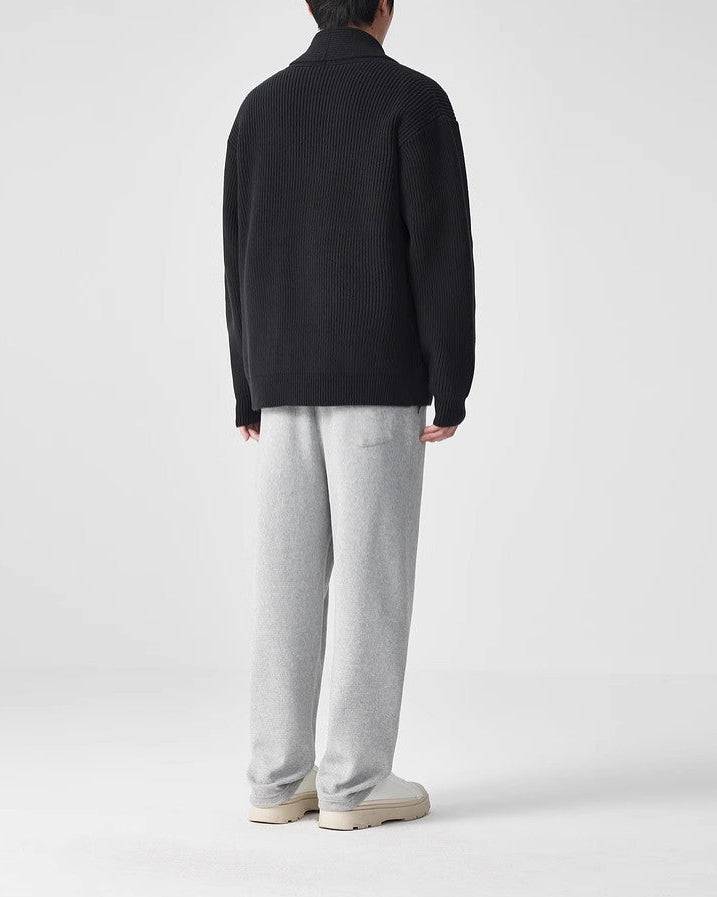 The VerdeEase Knit Shawl Collar Cardigan