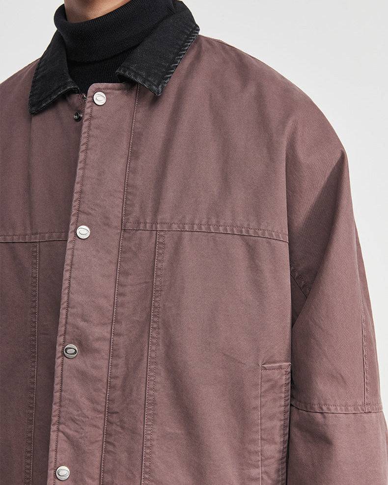The Kaito Contrast Denim Work Jacket