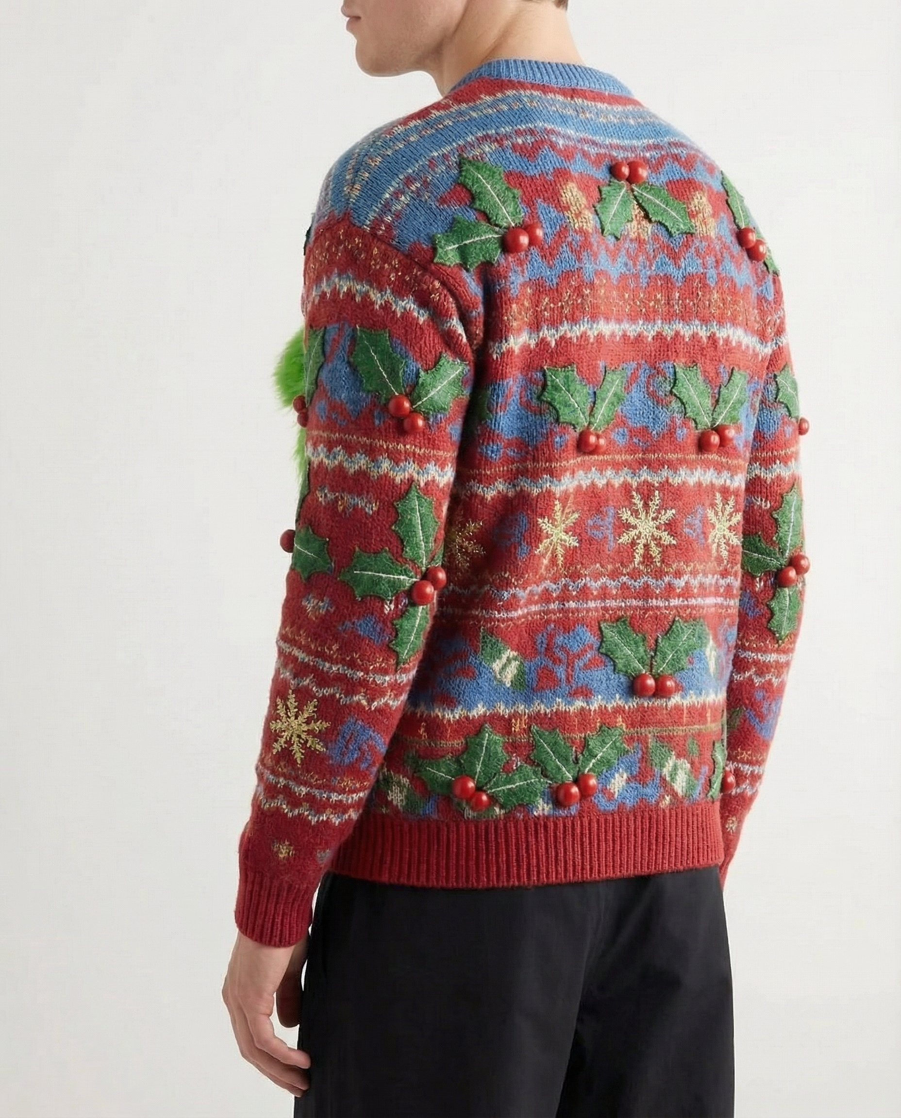 Santa Vampire Crewneck Sweater