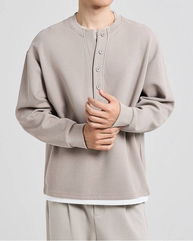 The Ashcroft Waffle Pullover Sweater