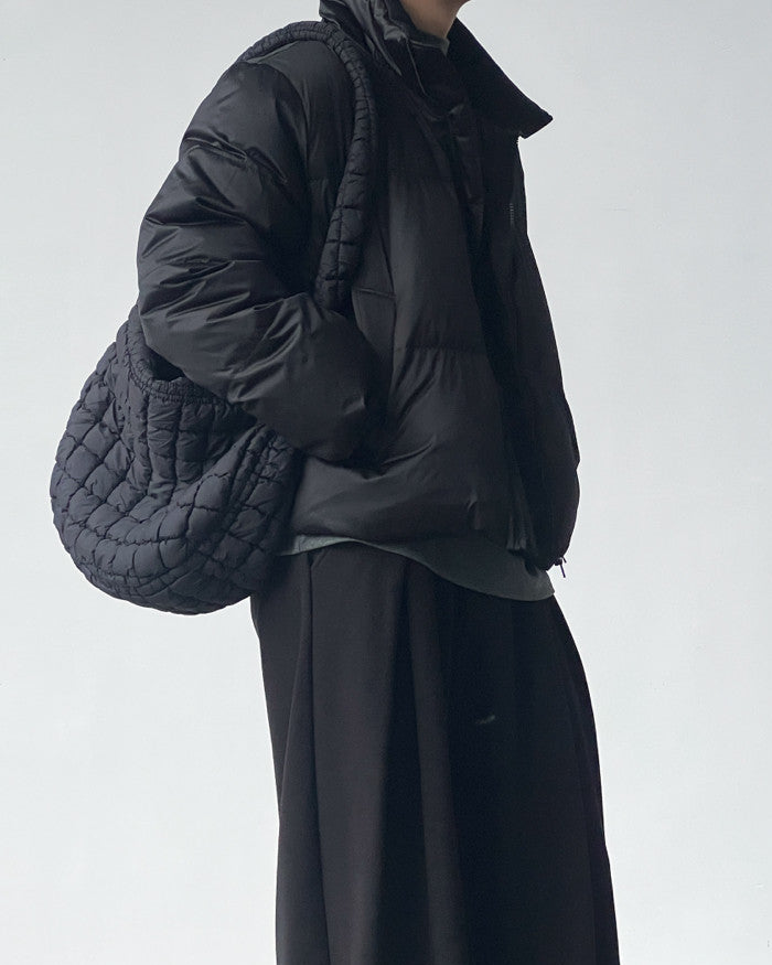 Quilted Nylon Puffer Jacket