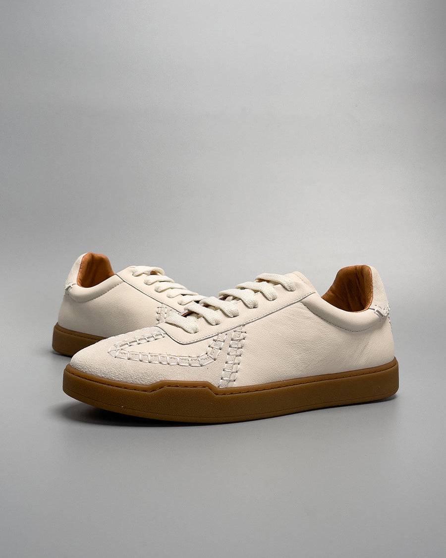 The EliteCraft German Trainer Leather Sneakers