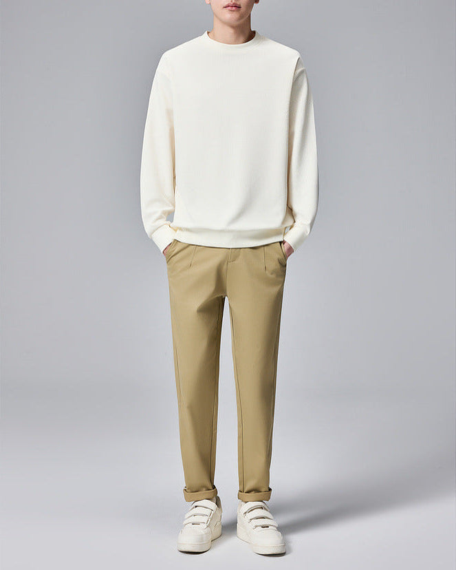 The Momeike “Urban Waffle” Crewneck Sweater