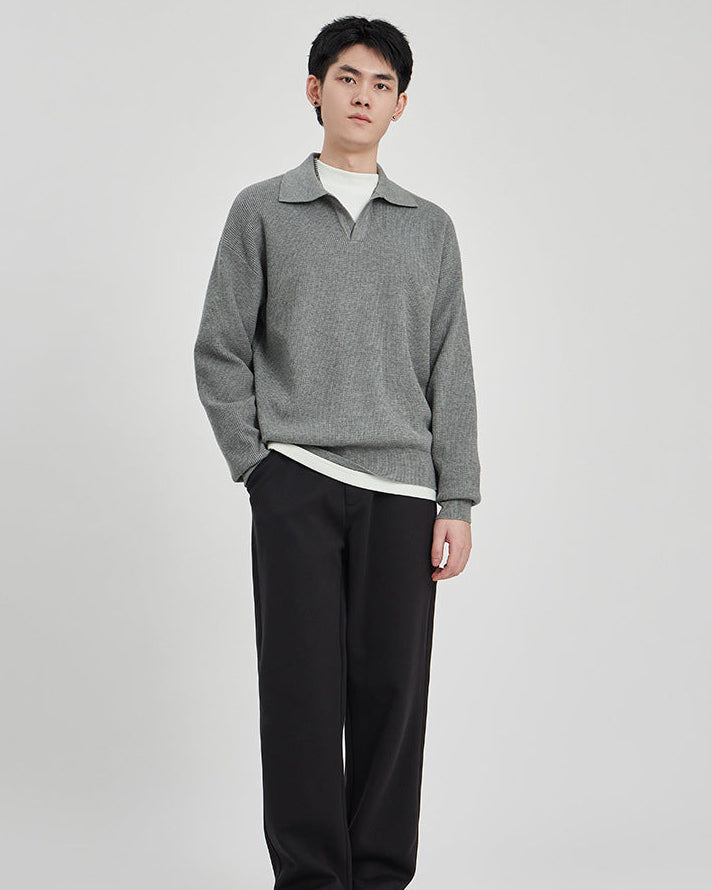 The Loughton Knit Polo Sweater