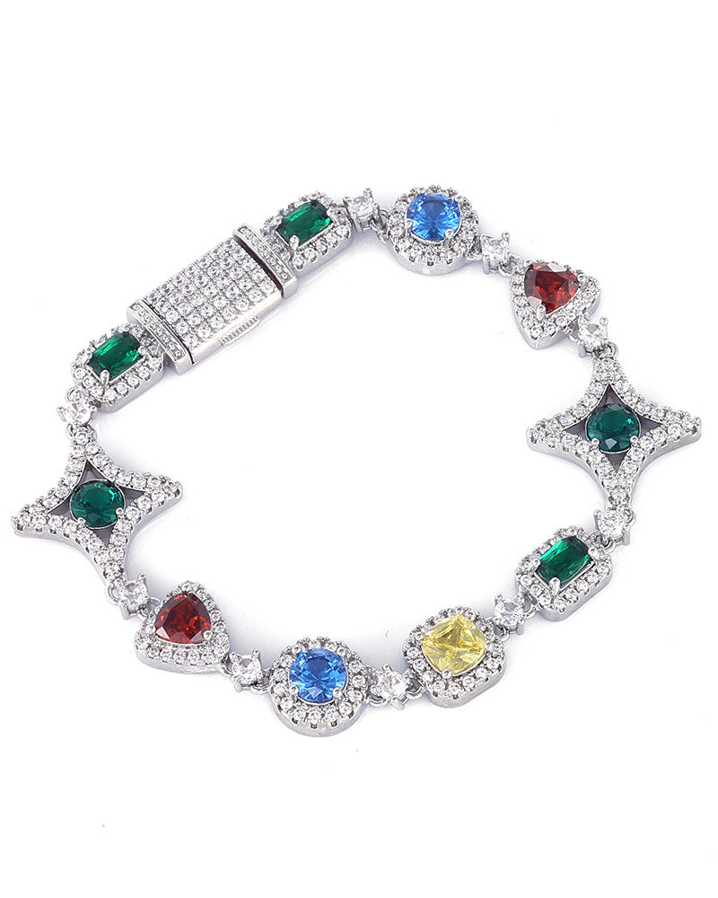 Multicolor Royale Link Bracelet