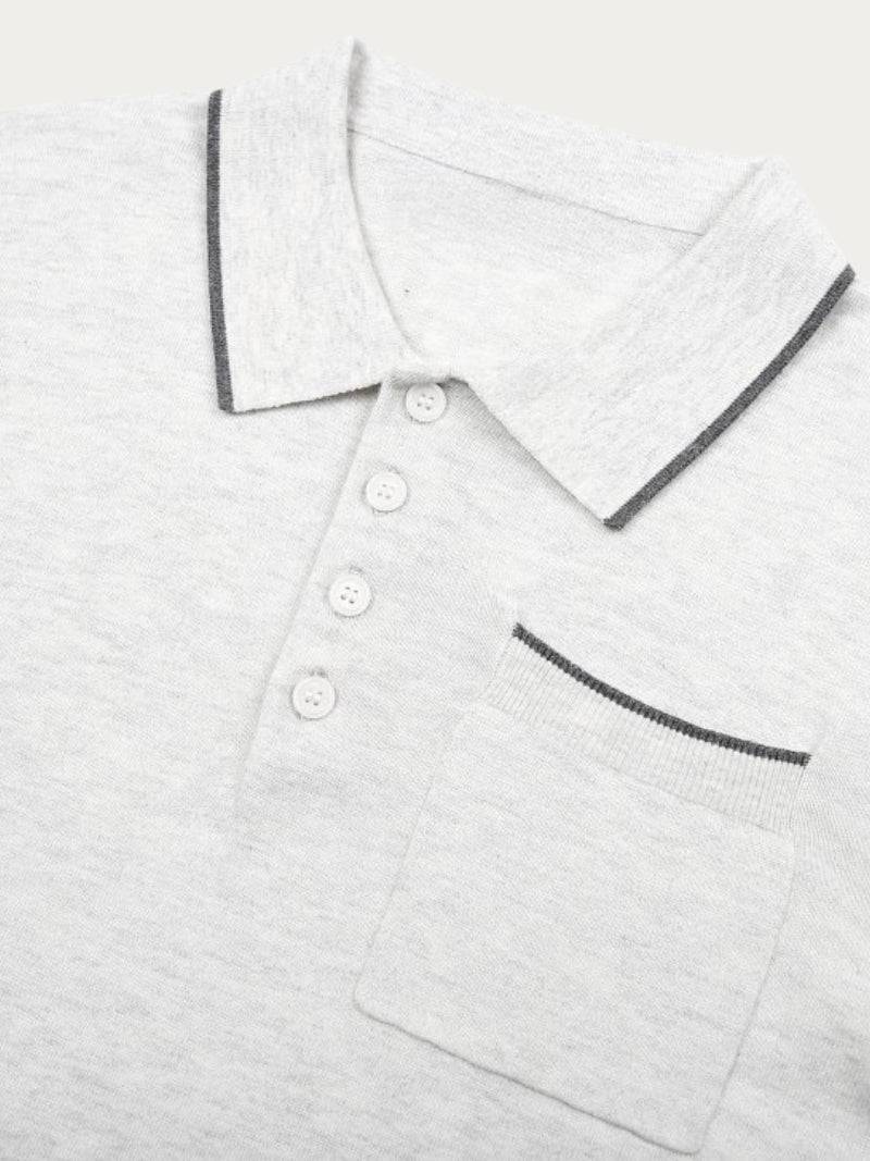Cotton and Cashmere Blend Polo Shirt - Tour&Tate