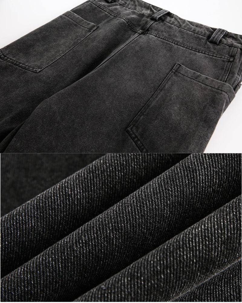 Urban Relaxed-Fit Washed Black Jeans
