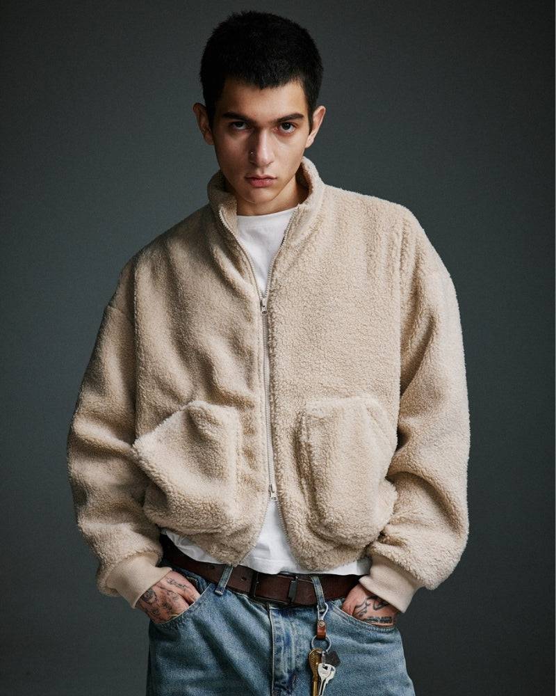 Teddy Relaxed Fit Fleece Zip Jacket