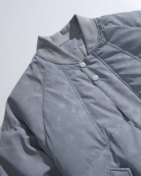 The Aurora Leather-Trim Down Jacket