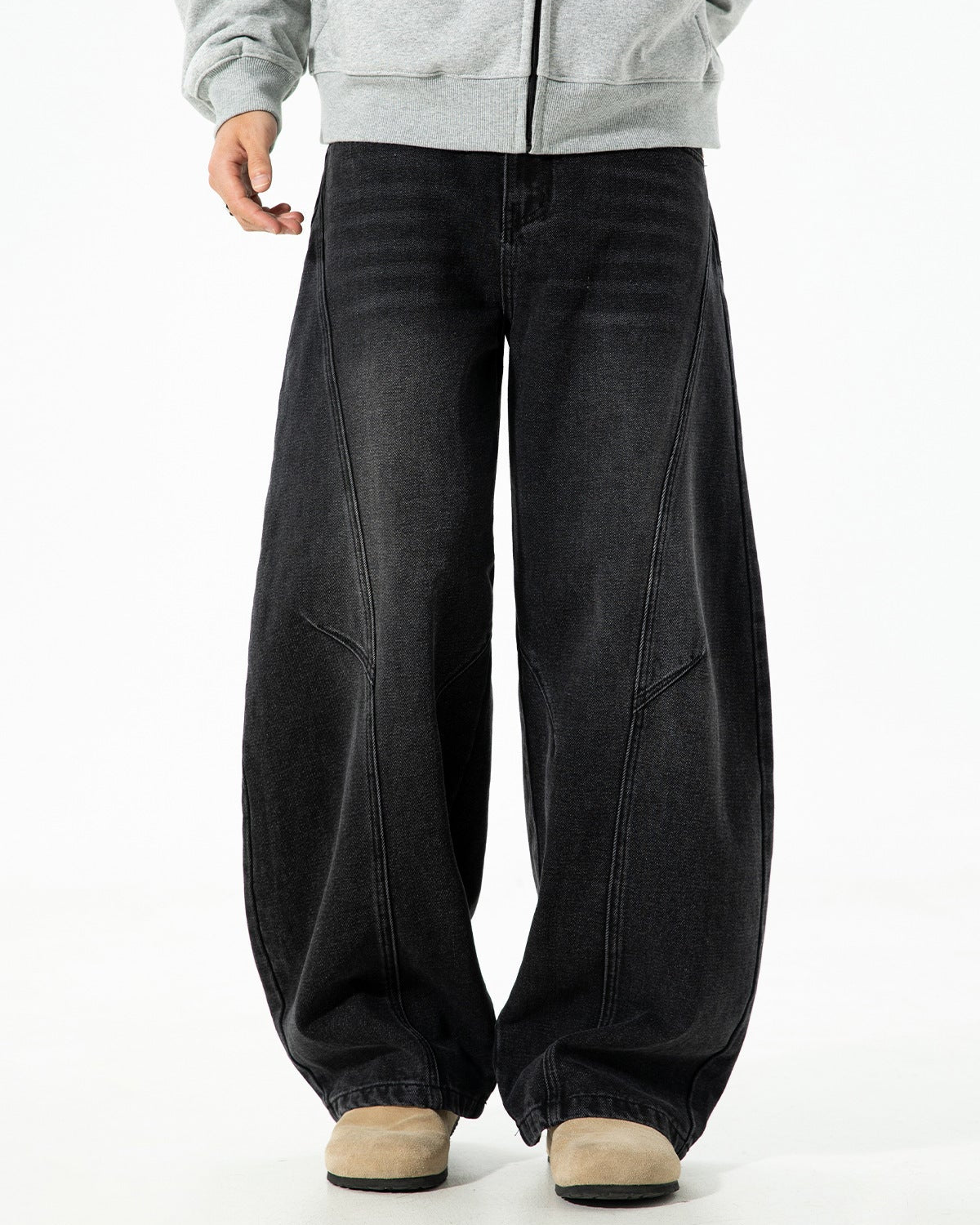 The Contour Washed Straight Jeans