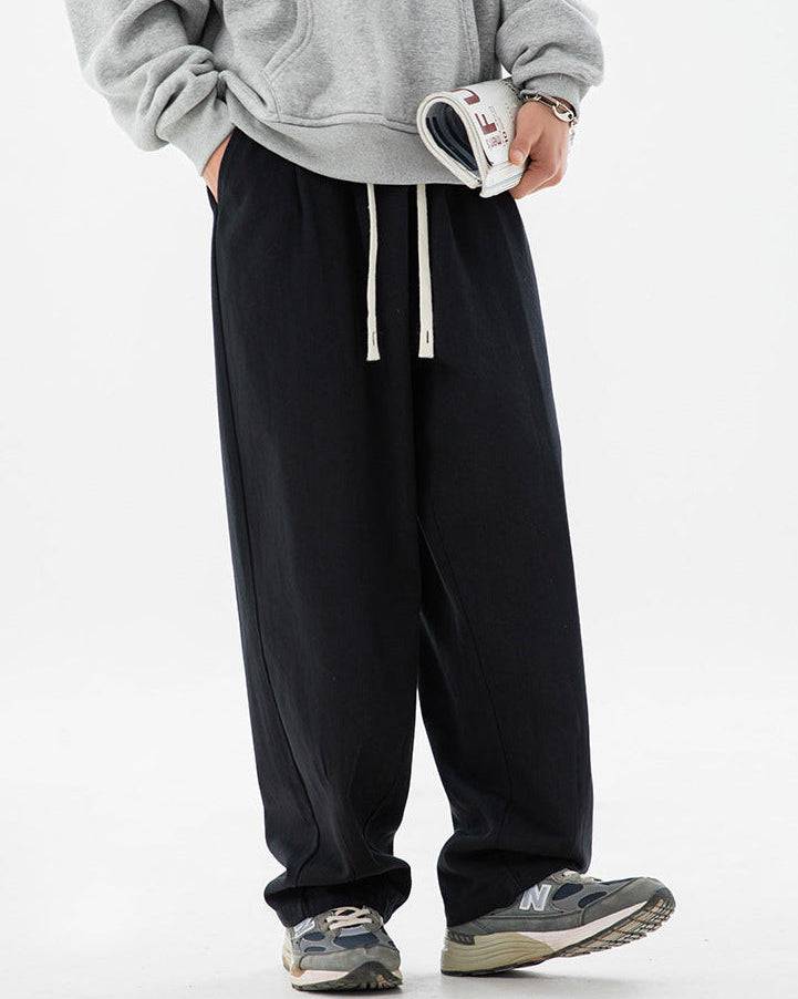 The Drift Pleated Cotton Trousers