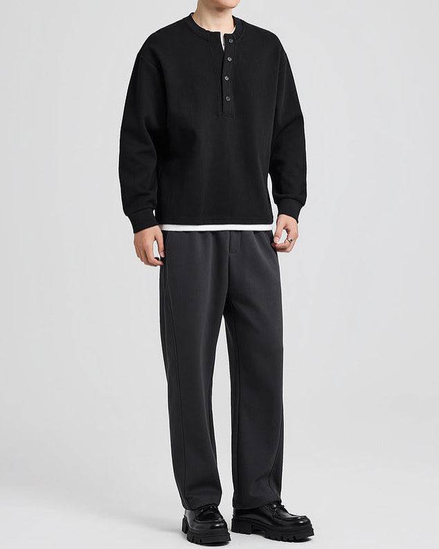 The Ashcroft Waffle Pullover Sweater