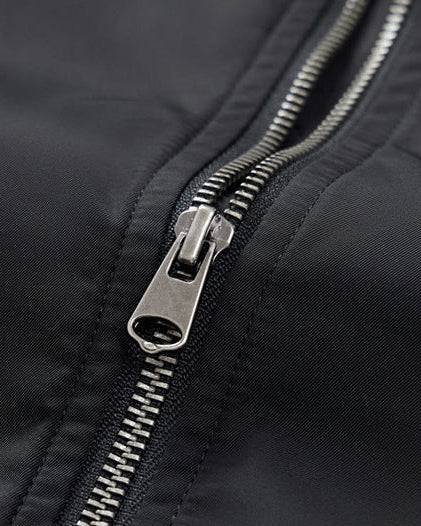 The Momeike AeroFlex Loose Fit Baseball Collar Pilot Jacket