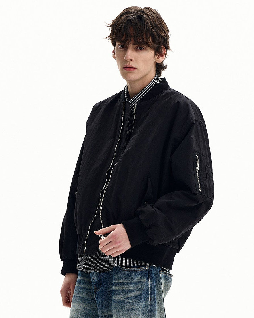 Plaid Lined Cotton Utility Jacket