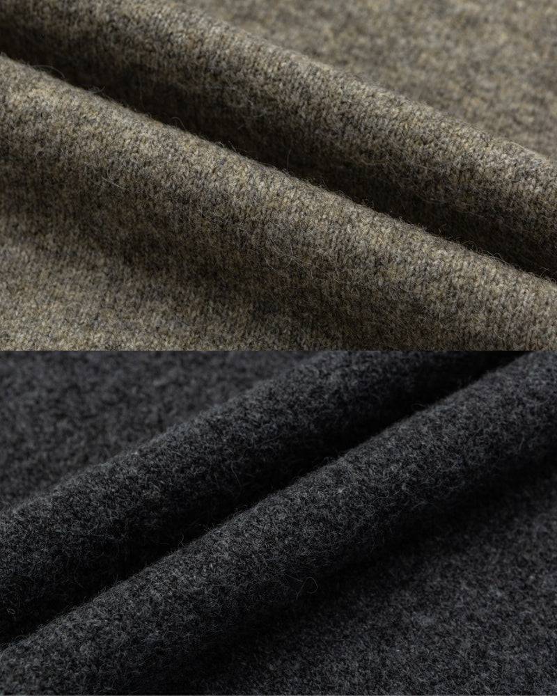 Wool Blend Classic Knit Button Cardigan