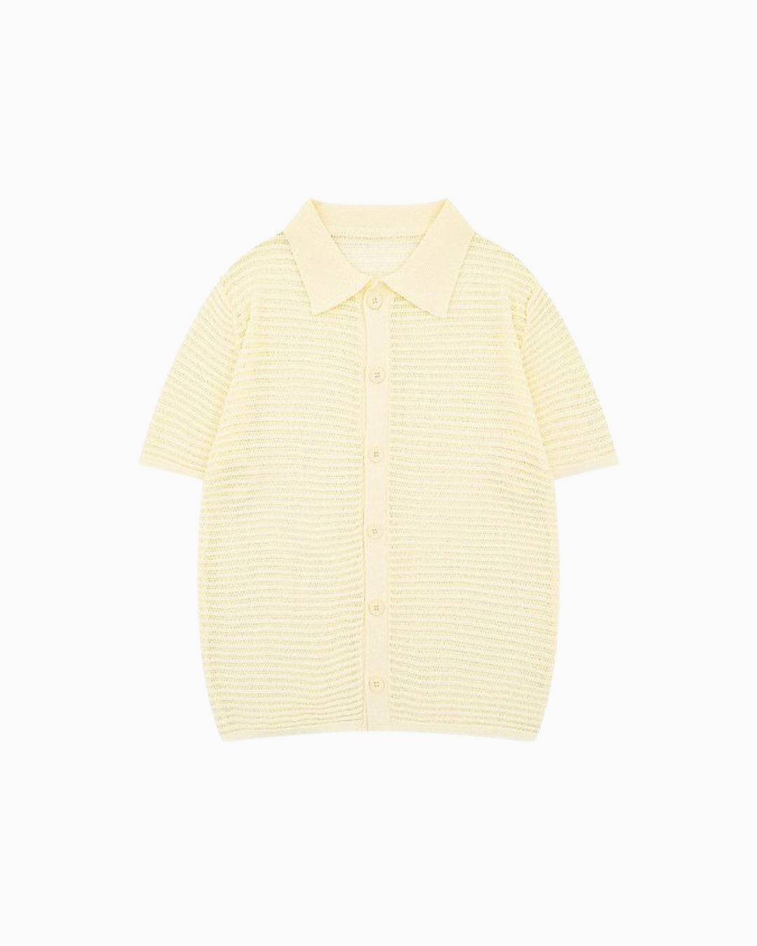 Knit Polo Shirt