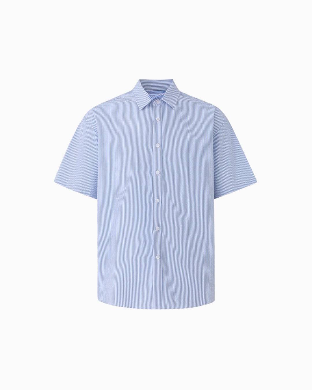 Classic Pinstripe Short-Sleeve Shirt