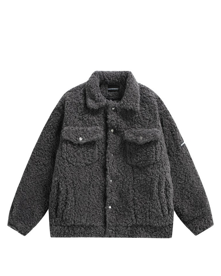 The Sable Shearling Overshirt Jacket