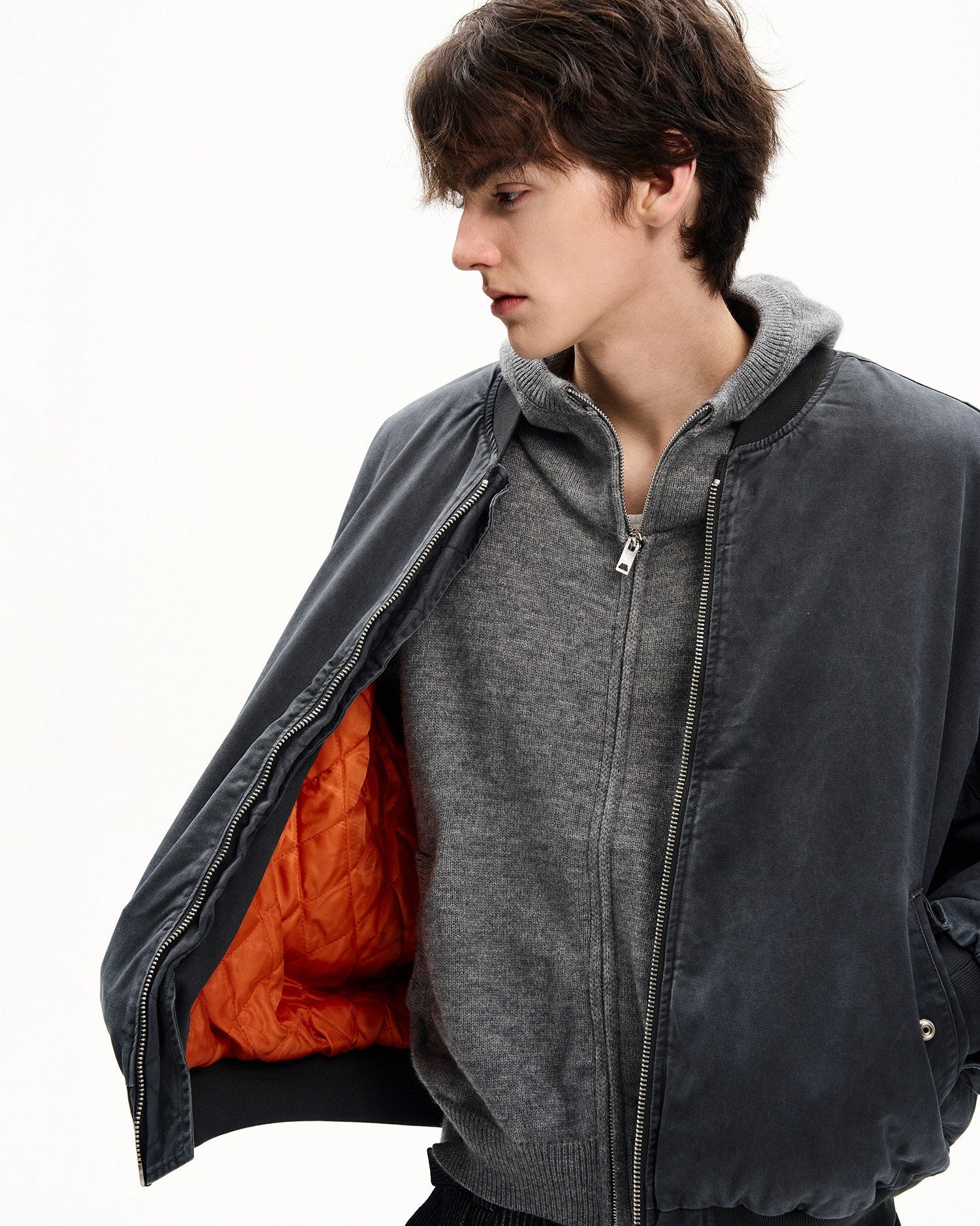 Thickened Warm Refined Zip Jacket