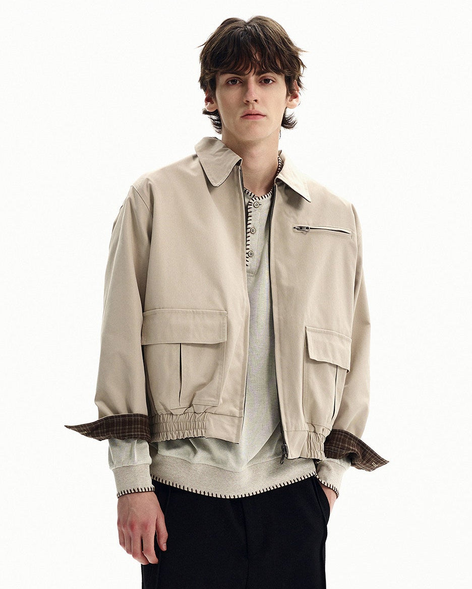 Utility-Inspired Zip Jacket