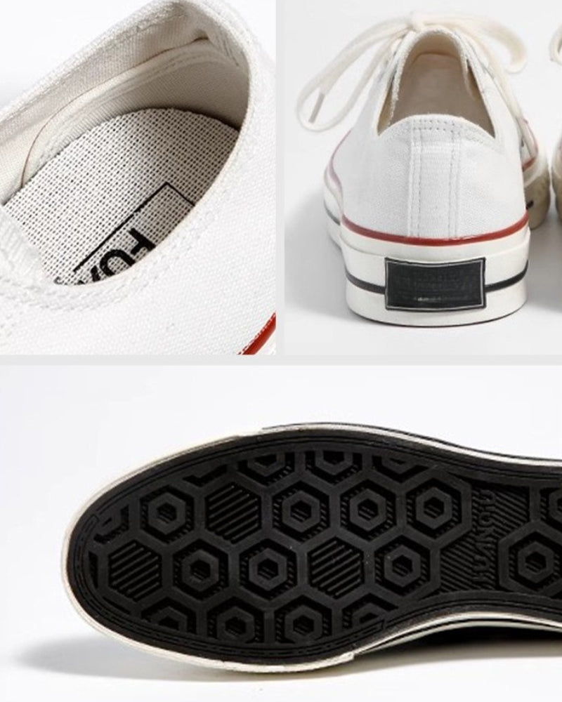 Classic Canvas Low‑Top Sneakers