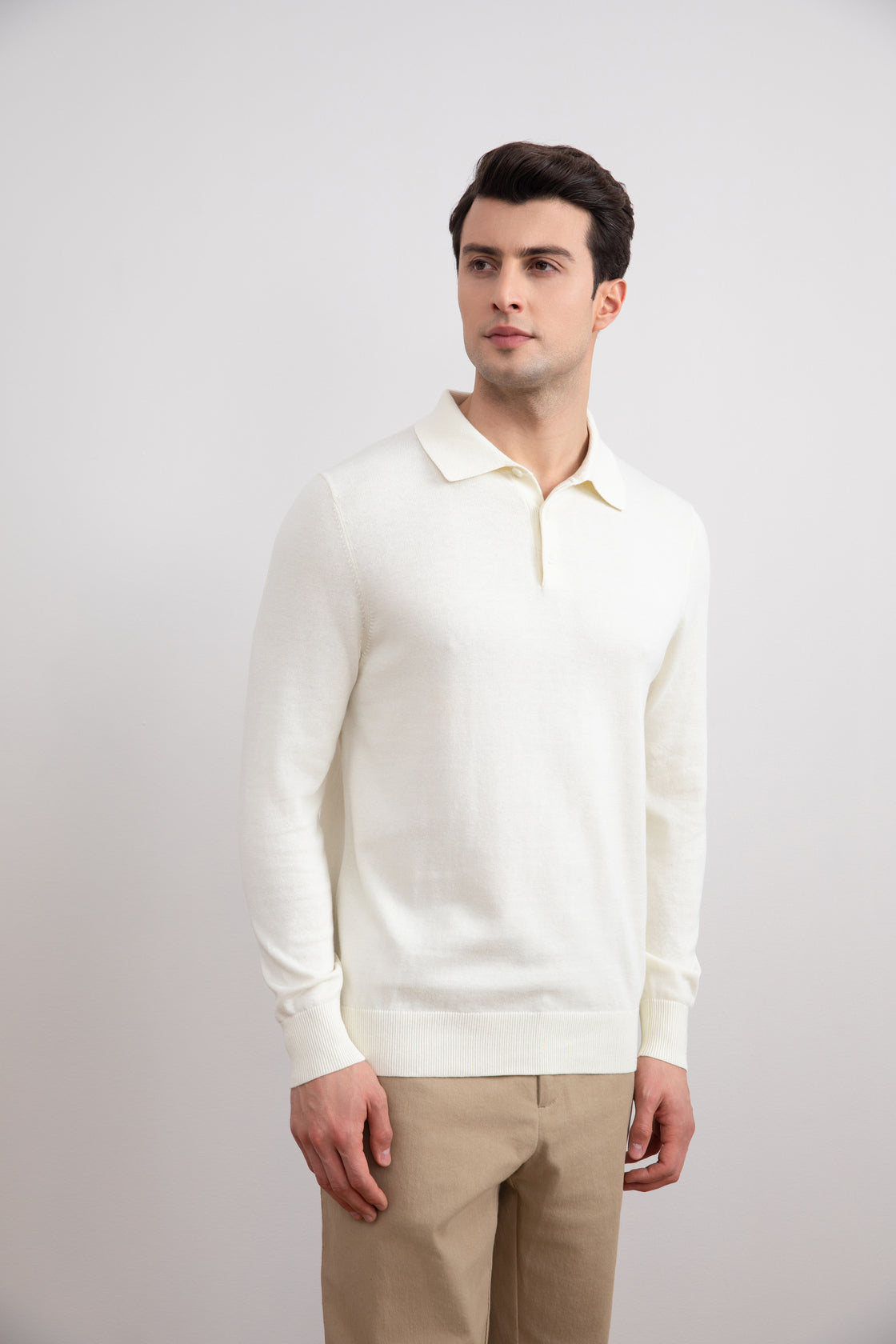 Polo clásico Off-White