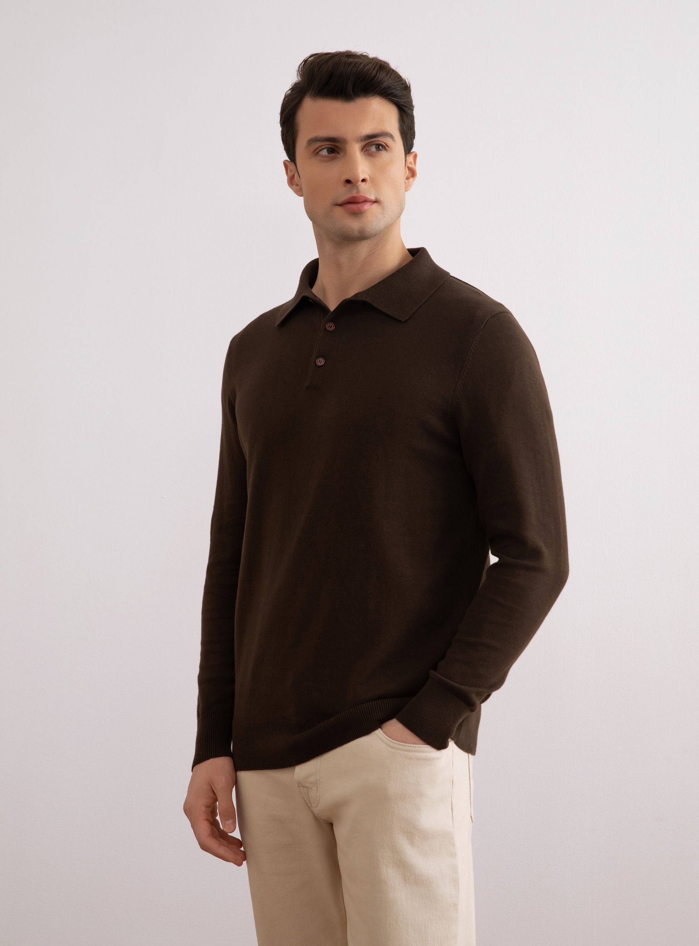 Brown Classic Polo Shirt - Tour&Tate