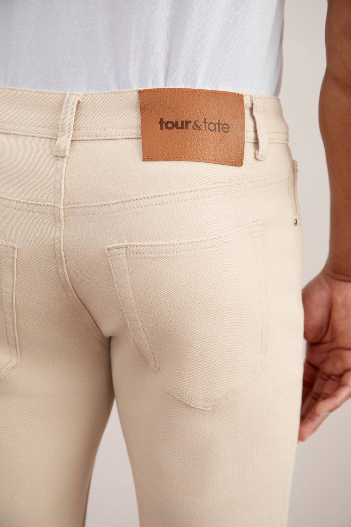 Sand Stretch Five-pockets Jeans - Tour&Tate