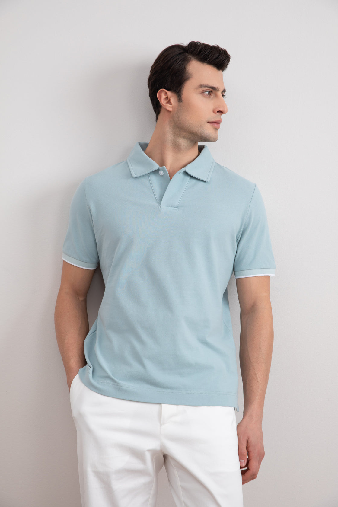 Polo ouvert Turqoise Cruise