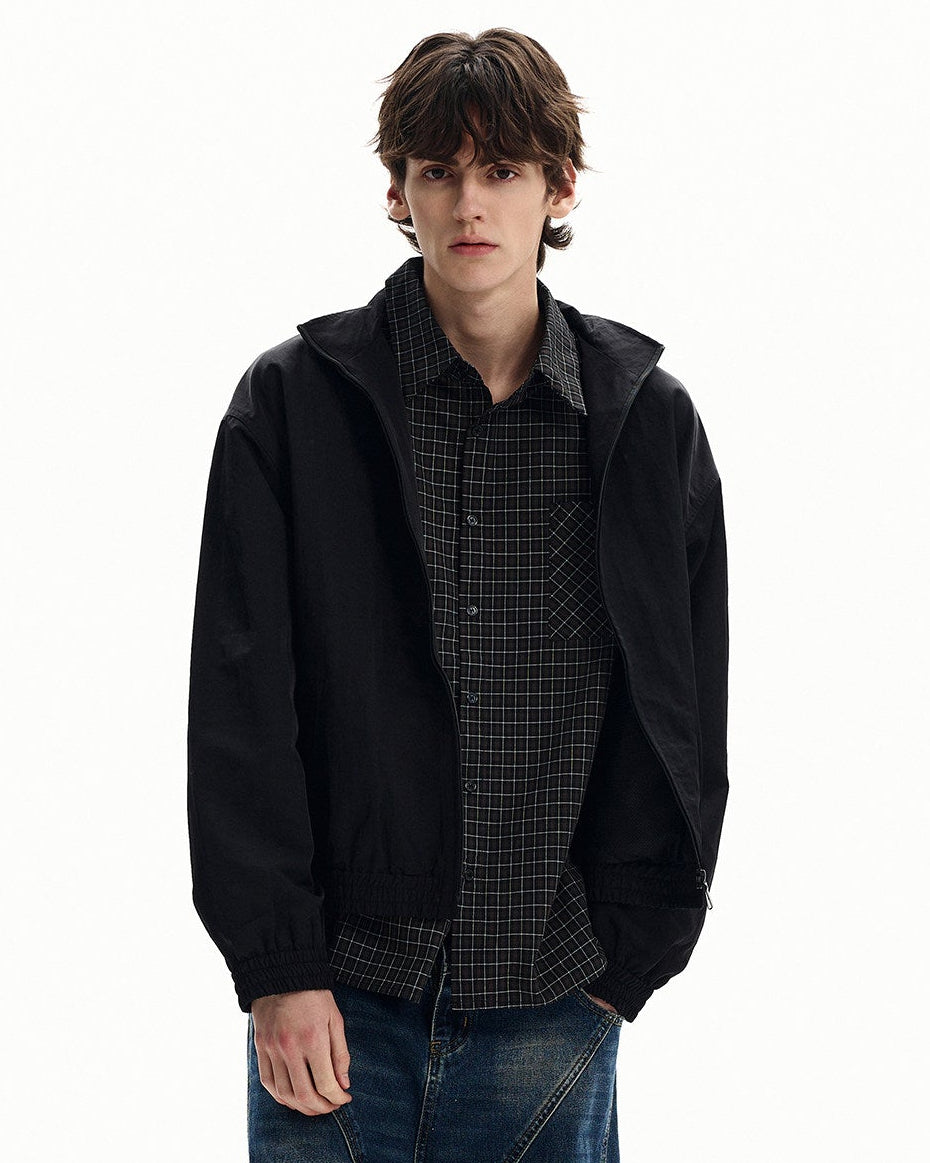 Windbreaker Nylon Zip Jacket