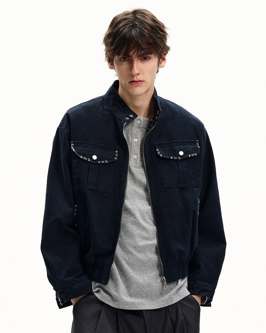 Midweight Cotton Canvas Zip Jacket