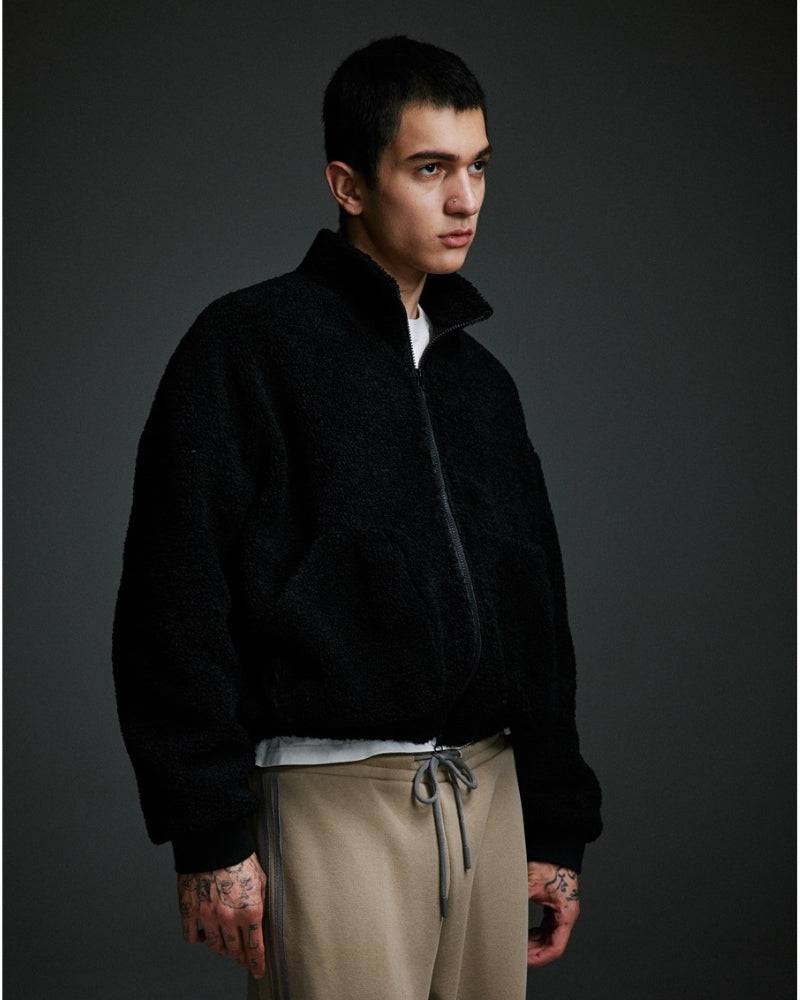 Teddy Relaxed Fit Fleece Zip Jacket