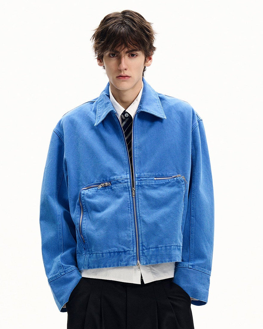 Contemporary Cotton Zip Jacket