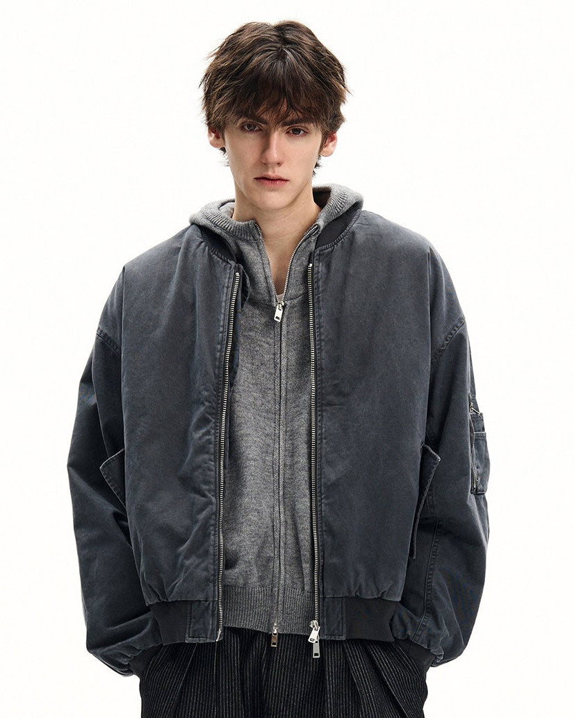Thickened Warm Refined Zip Jacket