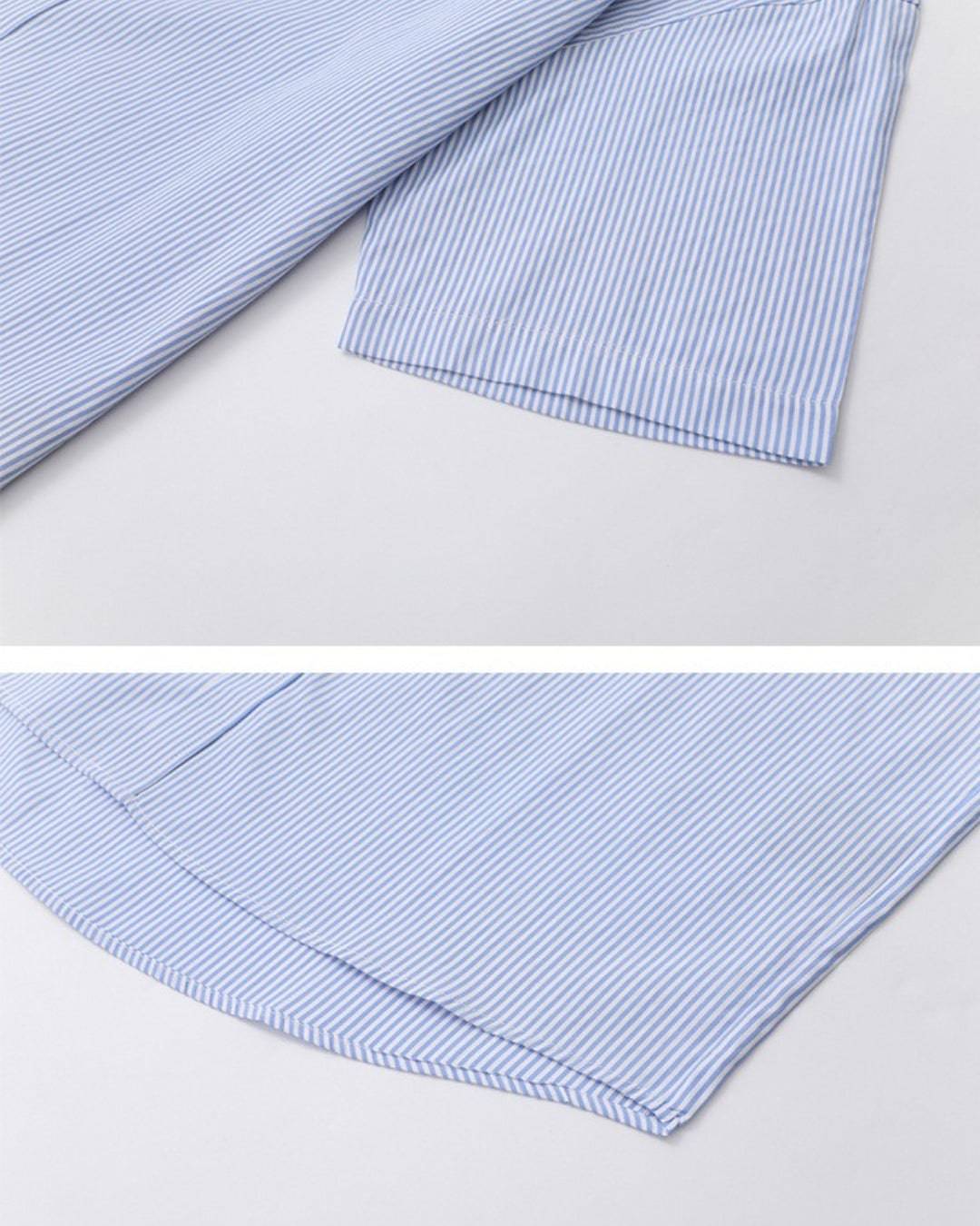 Classic Pinstripe Short-Sleeve Shirt