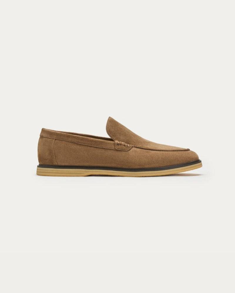 Tobacco Suede loafers - Tour&Tate
