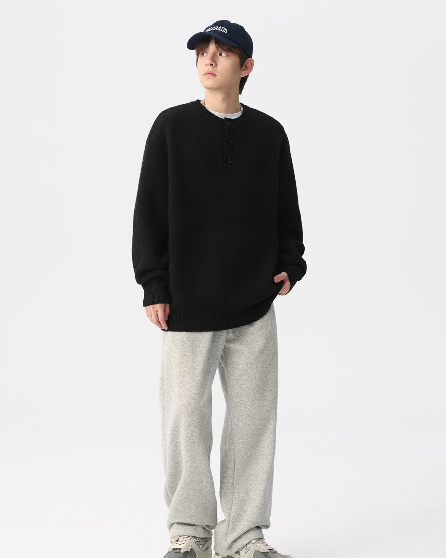 The Haven Knit Henley Sweater