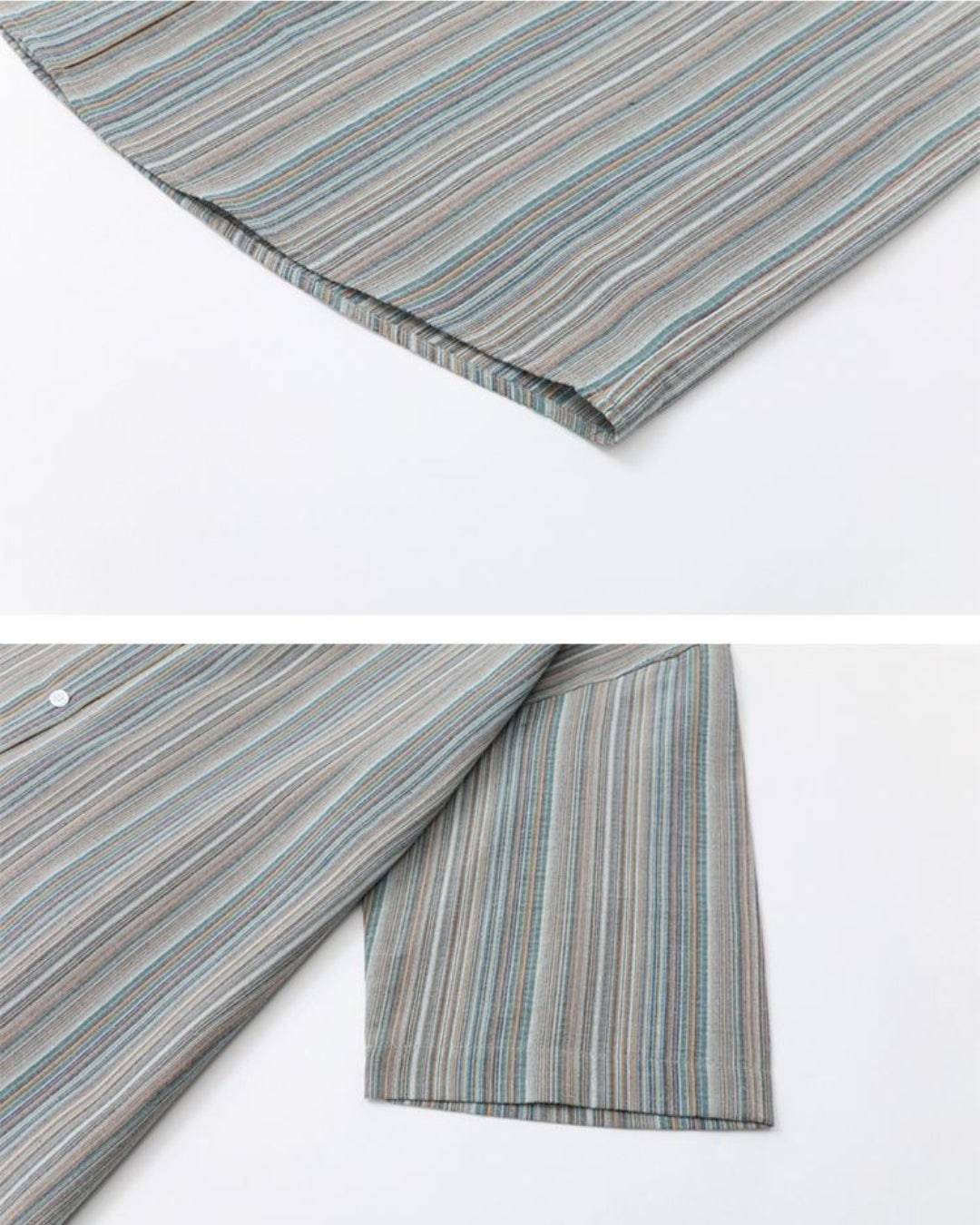 Coastal Stripe Short-Sleeve Shirt