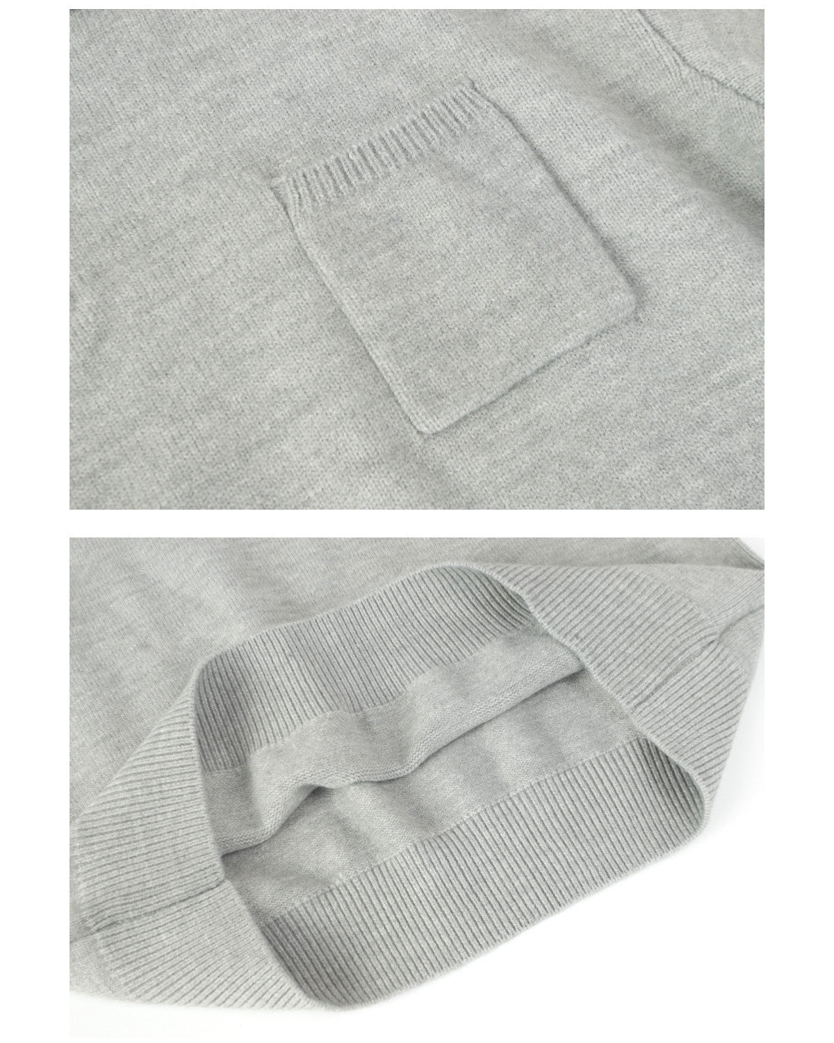 Minimal Knit Zip Sweater